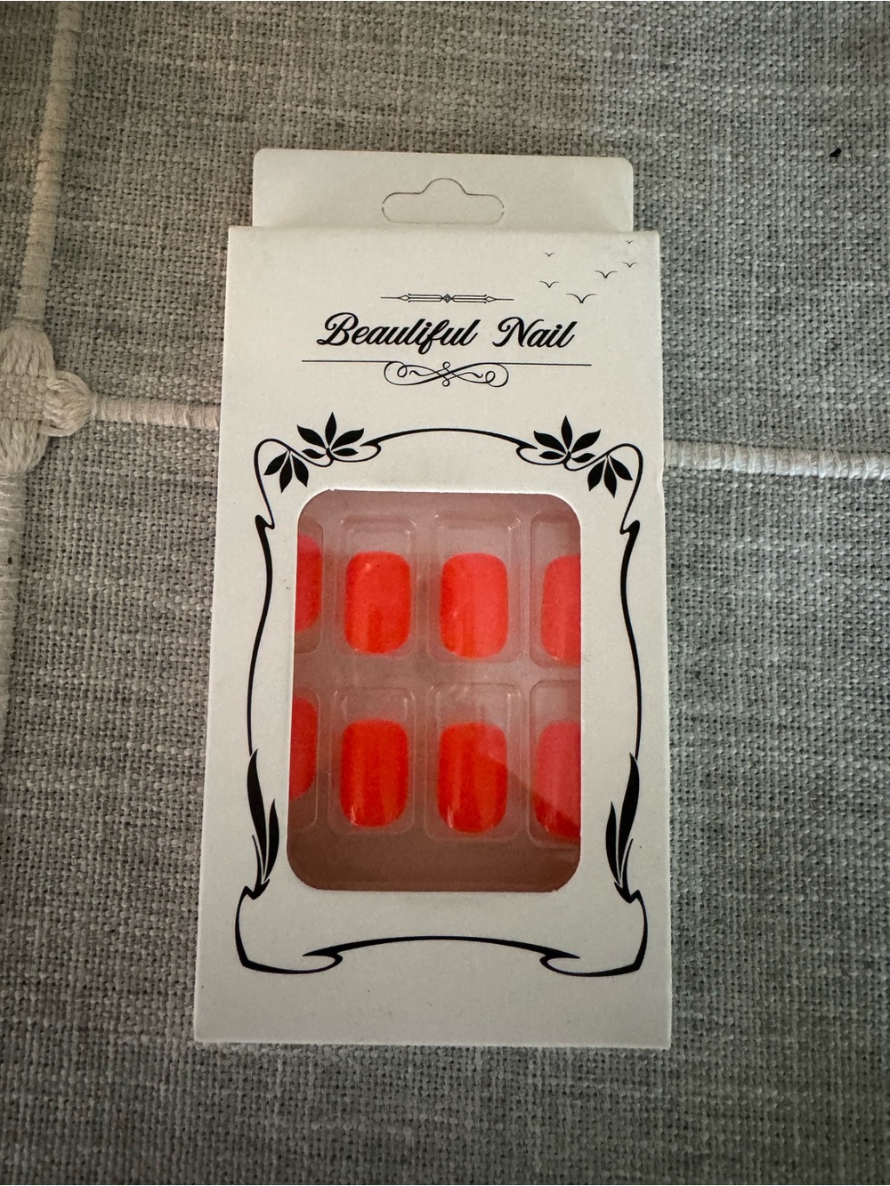 Bright Orange Press-On Nails - Salon Finish